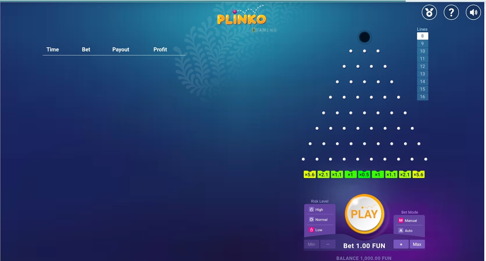 Image promotionnelle pour l'application Plinko